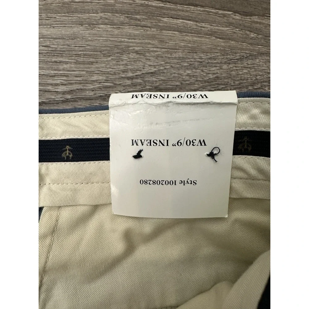 NWT Brooks Brothers Lightweight Advantage Chino Shorts Blue Size 30
